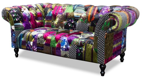 Patchwork Loveseat. 